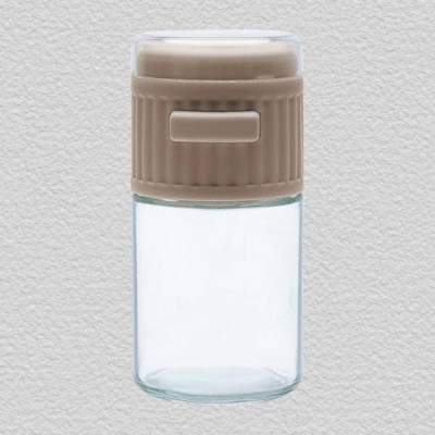 Сільничка з точним контролем кількості Seasoning bottle Коричнева