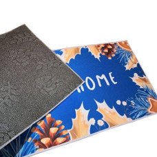 Килимок для дому в передпокій Home 40*120см Синій