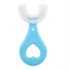 Зубна щітка дитяча U-подібна м'яка Toothbrush Блакитна