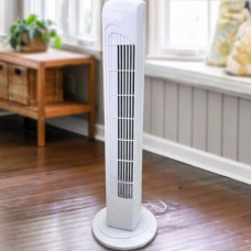 Колонний вентилятор закритого типу DVT29V Tower Fan DOMOTEC MS-1627 Білий