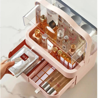 Органайзер для косметики Cosmetic storage box Рожевий