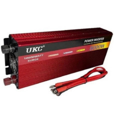 Перетворювач напруги інвертор AC/DC 5000W UKC 12V Червоний