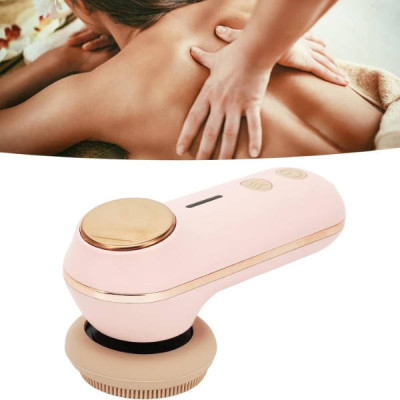 Масажер-щітка для обличчя з 3 насадками акумуляторна Facial Beauty Instrument Рожева