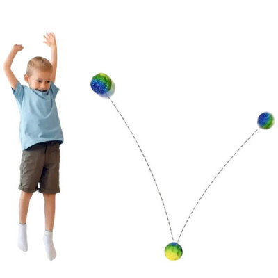 М'ячик-стрибунець GravityBall Moon Ball Кольоровий