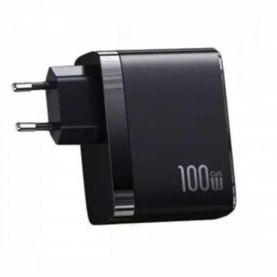 Мережевий зарядний пристрій на 4 роз'єми USAMS-UC Fast Charger Kit UC Series T44 C To C 100W PD Cable 1.2m