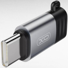 Адаптер XO NB263B з Type-c на Lightning Male 5V2A Сірий