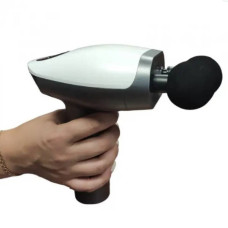 Масажний пістолет для подвійних м'язів з дисплеєм, USB-зарядка mp 921 Білий