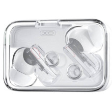 Навушники Bluetooth TWS XO G21 Crystal Translucent Dual-Mic ANC+ENC Білі