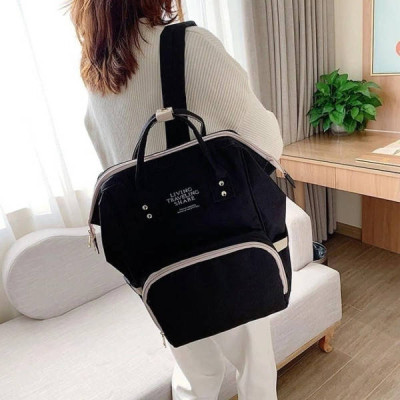 Сумка-рюкзак для мам Mom Bag Чорна