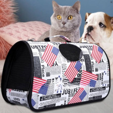 Сумка-перенесення для тварин White paws For Friends 42х25см Біла USA