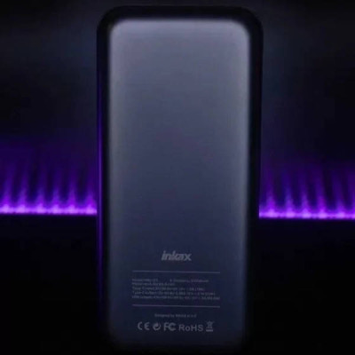 Power bank на два виходи з дисплеєм із швидкою зарядкою 10000 mAh INKAX PBQ-06 Чорний