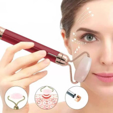 Електричний ролик - масажер для обличчя Flawless Facial Roller Червоний