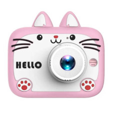 Дитячий фотоапарат X900 Cat Рожевий