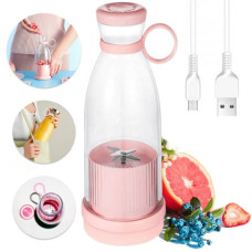 Портативний блендер FRESH JUICE міні блендер для смузі Рожевий