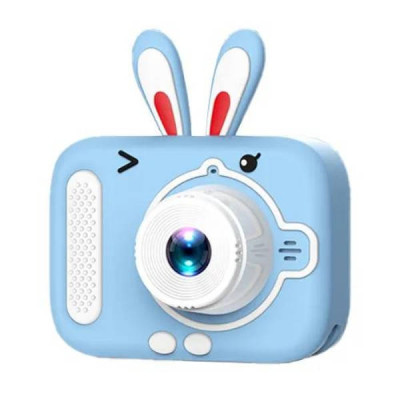 Дитячий фотоапарат X900 Rabbit Блакитний