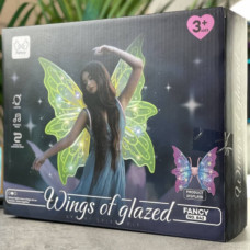 Крила феї світлодіодне підсвічування, музика на батарейці Wings of Fairie Жовті