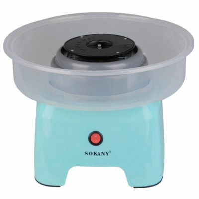 Апарат для виготовлення солодкої вати Sokany SK-520-BS Блакитний