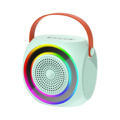 Портативна колонка караоке система із мікрофоном XO F42 Dazzling RGB Блакитний
