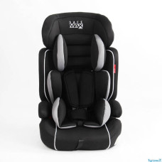 Автокрісло дитяче система ISOFIX вага дитини від 9-36 кг JOY RS-82365 Чорне із сірим
