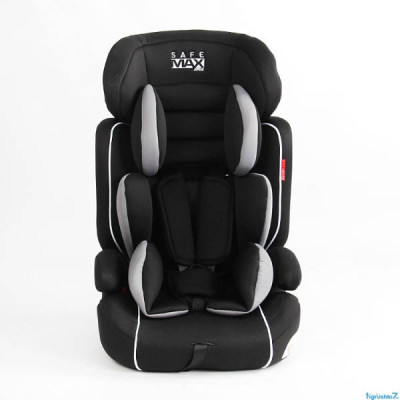 Автокрісло дитяче система ISOFIX вага дитини від 9-36 кг JOY RS-82365 Чорне із сірим