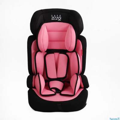 Автокрісло дитяче система ISOFIX вага дитини від 9-36 кг JOY RS-64188 Рожеве