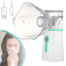 Інгалятор портативний небулайзер для дорослих та дітей Mesh Nebulizer Зелений