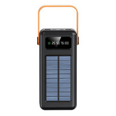 Power Bank із сонячною панеллю та проводами 80000 YM-637 CX Чорний