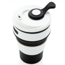 Силіконова склянка складана Silicon Magic Cup Чорний