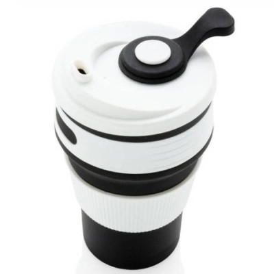 Силіконова склянка складана Silicon Magic Cup Чорний