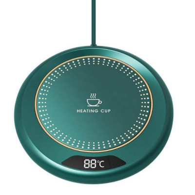 Підставка з підігрівом для чашки Heating Cup Зелена