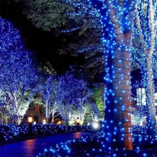 Вулична гірлянда 600 LED 50М Синій