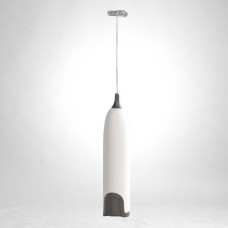 Електричний капучинатор для молока Milk Frother Білий із сірим