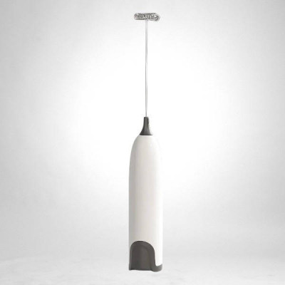 Електричний капучинатор для молока Milk Frother Білий із сірим