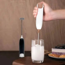 Електричний капучінатор для молока Milk Frother Білий з коричневим