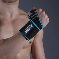 Бандаж на зап’ястя Bracers XL-920 Чорний з блакитним