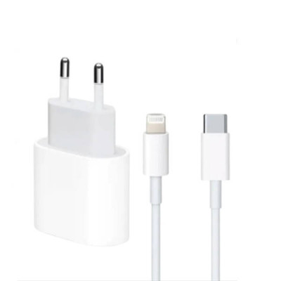 Зарядний пристрій HS-155 блок живлення зі шнуром 1м 20W USB-C Білий