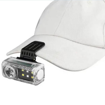 Ліхтар налобний у чохлі з датчиком руху YJ-A06-LED+6SMD (RGB) Чорний