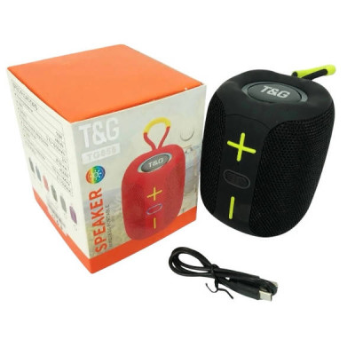 Колонка Bluetooth з функцією speakerphone з радіо TG658 Чорна