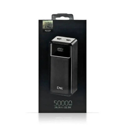 Power Bank 50000 mAh 22.5W KPG-502Чорний