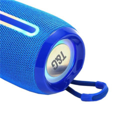 Колонка Bluetooth з функцією speakerphone з радіо RGB TG653 Синя