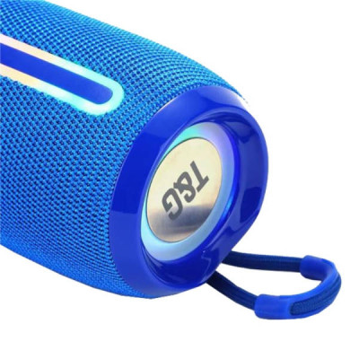 Колонка Bluetooth з функцією speakerphone з радіо RGB TG653 Синя
