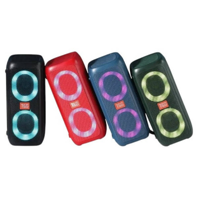 Колонка Bluetooth з функцією speakerphone з радіо TG333 Чорна