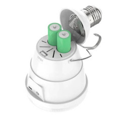 Комплект лампочка 28W, E27 акумуляторна LED + сонячна панель FA-3630