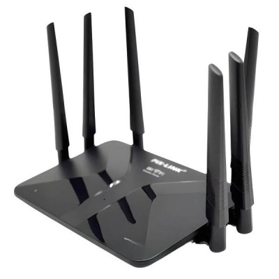 WiFi роутер PIX-LINK LV WR50Q 6 антен Чорний