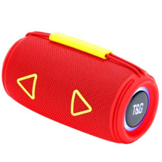 Колонка Bluetooth з RGB підсвічуванням speakerphone радіо TG657 Червона