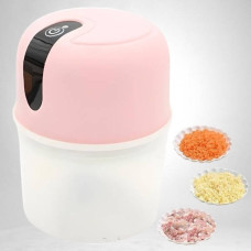 Портативний міні-подрібнювач Portable Food Processor Рожевий