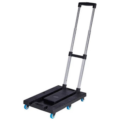 Візок складаний алюмінієвий 3 пари коліс SH-200 Сірий з чорним