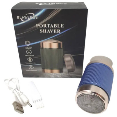 Чоловіча бритва-епілятор Mini Portable Shaver Синя