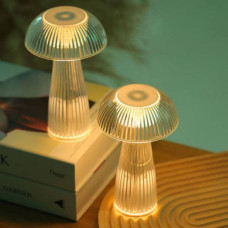 Настільна лампа Гриб з USB-зарядкою Mushroom Lamp RGB 16 LED Біла