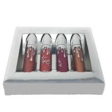 Набір рідких помад 4 шт KYLIE HOLIDAY EDITION LIP KIT